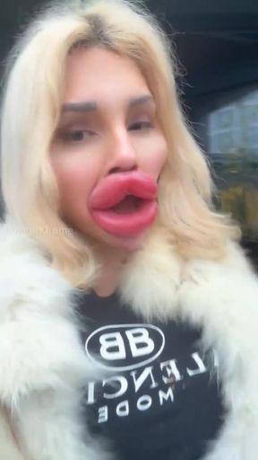 Busty bimbo takes on a big dick