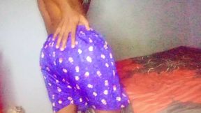 Native Nigerian male get ready to dance and stroke