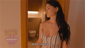 Only One Bed! mature man Shares a Hotel Room with His hot roommate - MrCat