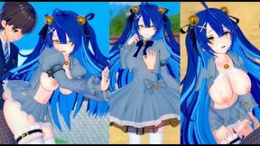 [hentai Game Koikatsu! ]have Sex With Big Tits Vtuber Amamiya Kokoro.3dcg Erotic Anime Video