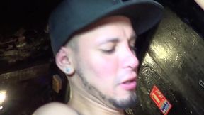 French sexy dude used bareback in a sling by Latino and Arab dominants