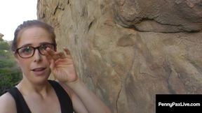 Big- cocked redhead Penny Pax gets pounded outdoors