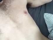 Chest & Biceps Flexing Muscle