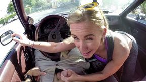 Blonde MILF Tries To Sell Car, Ends Up Selling Herself!