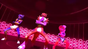 Fox Bunny Girls Dance Seductively in 3D Hentai Animation Clip