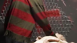 BDSM twink dildo drilled and bareback pounded after torment