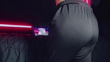 femboy in sexy pink lingerie (big booty)