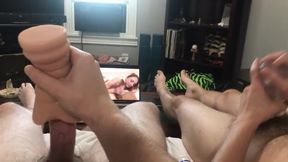 HOMOSEXUAL-FOR-PAY BEST MATES JISM ROCK-HARD WHILE WANKING OFF IN NEW FUCKTOYS