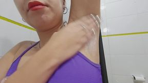 Armpit Tease – Smooth, Wet, and Just for You