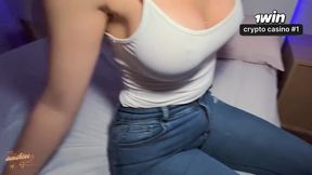 Those jeans are too tight, stepsis. Let me rip them and fuck you