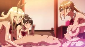 estudiantes tienen una orgia en su primera vez - masturbandome con hentai boku ni karem 2