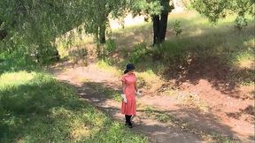 Madelyn Marie And Natasha Marley In A Hot Outdoor Threesome