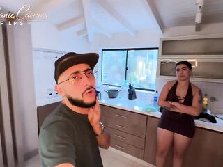 Porn actors come to a conclusion to have sex whilst alone in the studio - EmilyFox & SoldierHugeCock