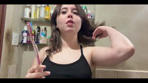 Playing with My Toothbrush
