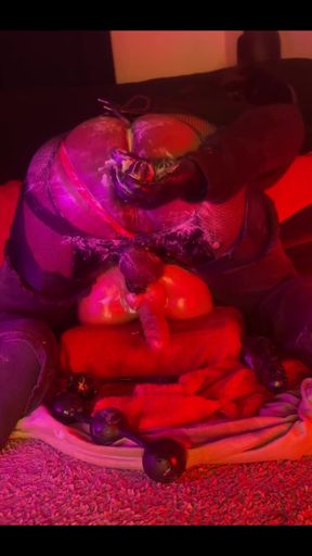 Femboy Gapes and Farts Creamy Butthole with Toys - Anal Training