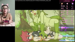 Hentai Game Makes Me So Wet I Can't Stop Fingering Myself LIVE!