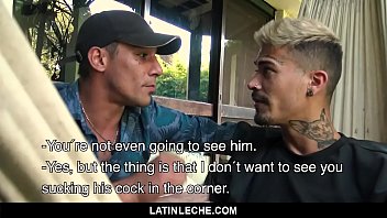 LatinLeche - Watching My Tatted Latino Boyfriend Get Fucked By Another Guy