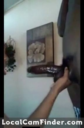 Interracial Blowjob by Brittney Jones on Webcam