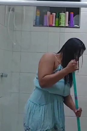 Dad Made Me Clean the Bathroom While Watch