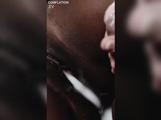 Black Stomach Inflation - Biggest Cumflation Sex