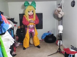 PVC Cosplay Kigurumi Slavery Sex Toy Attempt