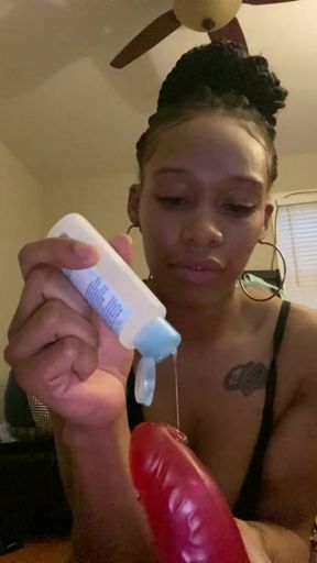 Ebony First Selfie Fuck Video