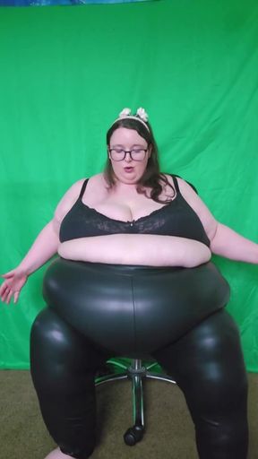 SSBBW Goddess Tight Leather Pants Custom