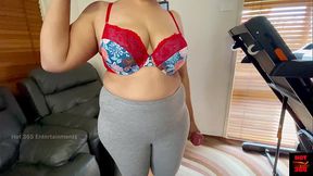 Hira Indian Beauty - How'_s My Sexy Workout that Reveals My Huge Milk Jars