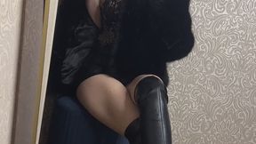 Worship my black fur