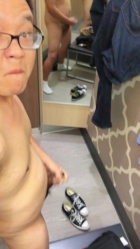 Got a little horny while trying on some clothes!