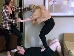 ONLYBALLKICKING - Two Girls Trampling Balls