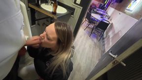 Horny Wife Fucked Outside and at the Bar