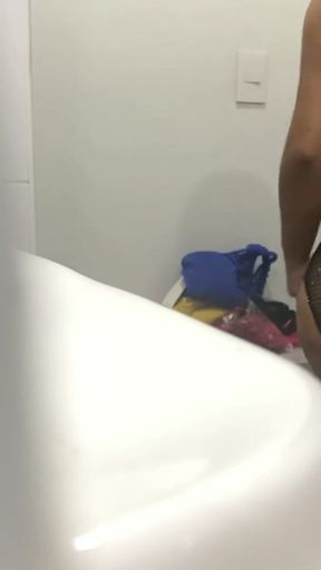 Mature big ass slowly undresses when changing clothes   Clip 3