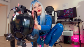 Perverted Dominant Latex Drone Female Strapon Fuck