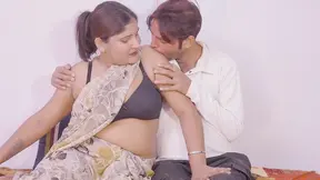 Horny Indian beauty gets fucked by servant in steamy MILTF scene