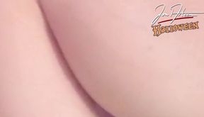 Halloween Twink Devil Wanks Barefoot Pumps Pumpkin Cumshot