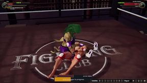 Kyla VS Jennifer Walters (Naked Fighter 3D)
