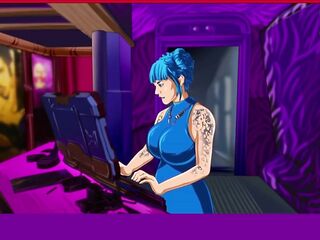 Cyberpunk. VR sex. Virtual reality sex in the post-apocalyptic and modern world. Neon and pussies are in fashion