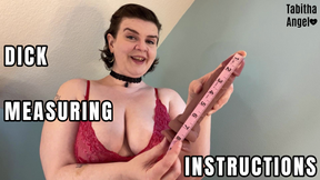 Dick Measuring Instructions
