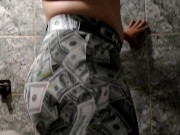 Sexy Latino Bubble Butt Sissy using Spandex Underwear