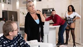 ”Buck Richards takes on T-girl Jexxxica Blake's heavy huge black dick”