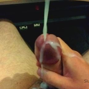 HUGE 10 Squirt Thick and Creamy Cumshot - SlugsOfCumGuy