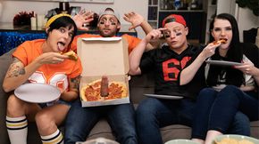 It might just be the excitement and adrenaline of the big game