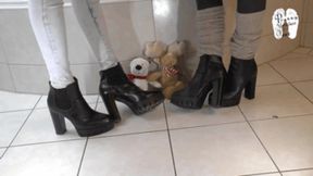 Stuffed Toy under High Heel Boots 2