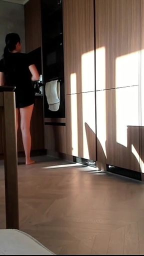 POV: You're Obsessed with My Feet While I Do Housework