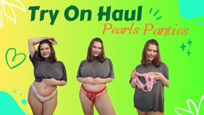 Pearls Panties Try On