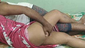 Neighbor's wife Thulasi enjoys fiery sex romp on bed, no one else needed