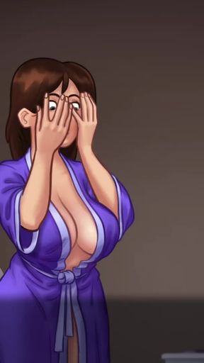 Emotional moment from &quot;Summertime Saga Gameplay Ep. 2 - Exploring the Town and Meeting New Characters&quot;