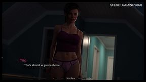 sneaky deep blowjob from slutty stepsister she eats all the cumshot - summer heat 08 developed by naughty fox games - 3d porn game