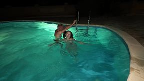 jane white threw me into the pool and got hard sex with squirt for it. martin spell.